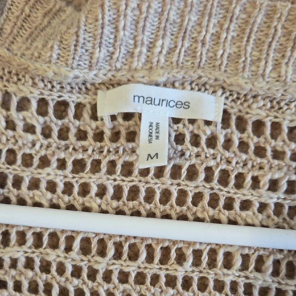 Maurices Multicolor Open-Knit Cardigan - Picture 3 of 6